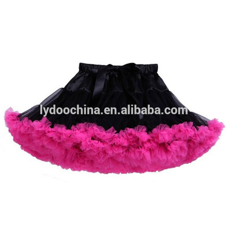 レッド ローズ と ブラック卸売子供チュチュドレス-ジュニア服（女）スカート問屋・仕入れ・卸・卸売り