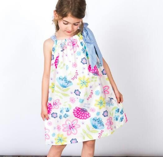 赤ちゃんの女の子ブティック服卸売夏の女の子マルチ花ノースリーブロングスカート女の子フロックデザイン-ジュニア服（女）スカート問屋・仕入れ・卸・卸売り