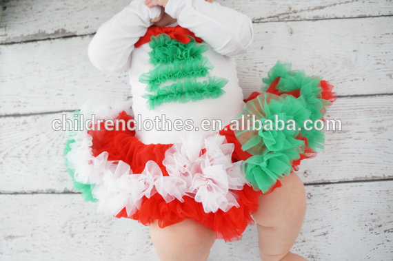 赤ちゃんの女の子の夏のドレス赤白緑prttiskirtsカラフルなクリスマススカートの女の子のチュールスカート-プラスサイズドレス、スカート問屋・仕入れ・卸・卸売り