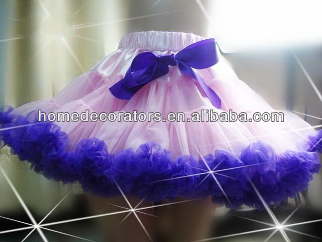 最新のスタイル2014年普bluepettiskirt女の子のためのシフォンスカート-ジュニア服（女）スカート問屋・仕入れ・卸・卸売り