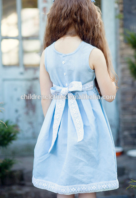ブティック服キッズファッションレースノースリーブドレス子供ドレス素敵な女の子現代女の子ドレス-ジュニア服（女）スカート問屋・仕入れ・卸・卸売り