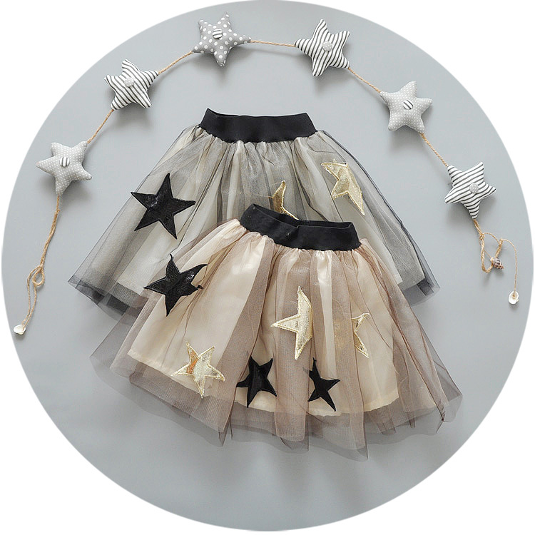 2016子供服女の子新しい2色五芒星スカートBQ3250-ジュニア服（女）スカート問屋・仕入れ・卸・卸売り