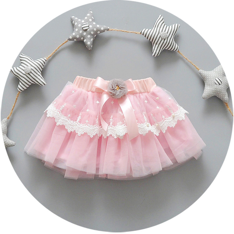 2016子供服新しいパールレース弓女の子のスカート子供スカート卸売BQ3253-ジュニア服（女）スカート問屋・仕入れ・卸・卸売り