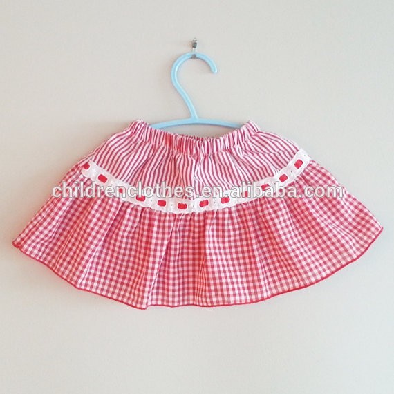 赤ギンガムレース幼児チュチュスカート製タイチュチュ-プラスサイズドレス、スカート問屋・仕入れ・卸・卸売り