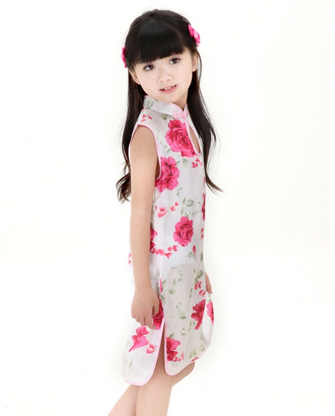 HS343 2016素敵な女の子の夏のファッションシルク中国風チャイナパーティー衣装-問屋・仕入れ・卸・卸売り