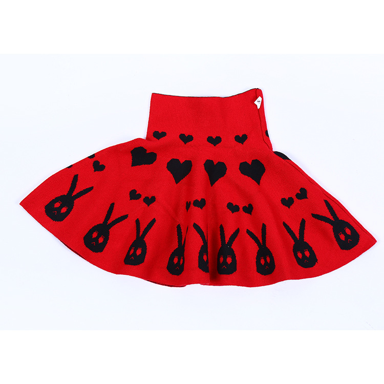 2015秋と冬の新しい子供服ニット かわいい ウサギ の プリーツ スカート の ため の女の子BQ3216-問屋・仕入れ・卸・卸売り