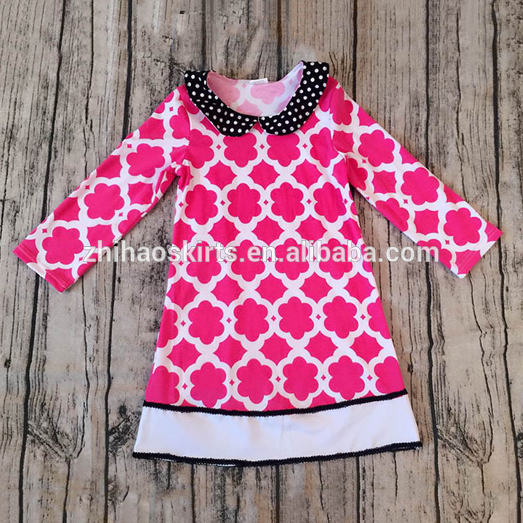 2016ファンシーfrocksため赤ちゃん女の子卸売綿の服ファッション子供frocksデザイン-ジュニア服（女）ドレス問屋・仕入れ・卸・卸売り