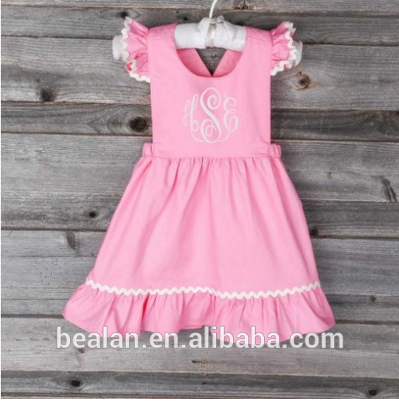 縦横に誕生日クロスオープンバックの幼児服子供の服の女の子の服-ジュニア服（女）ドレス問屋・仕入れ・卸・卸売り
