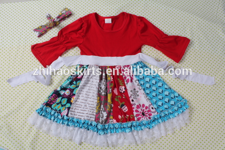 2016ファッション女の赤ちゃんのドレス綿卸売服子供カジュアルドレス-ジュニア服（女）ドレス問屋・仕入れ・卸・卸売り