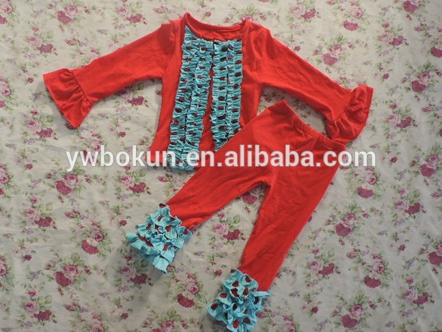 子供ファッショナブルな服卸売クリスマス赤ちゃん2ピース衣装子の女の子冬服扮-キッズ服　セット問屋・仕入れ・卸・卸売り