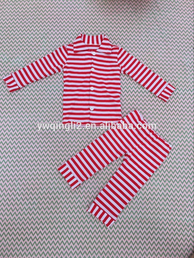卸売ブティック2015男の子長袖のパジャマ赤ちゃんストライプyw-171クリスマスパジャマ-キッズ服　セット問屋・仕入れ・卸・卸売り