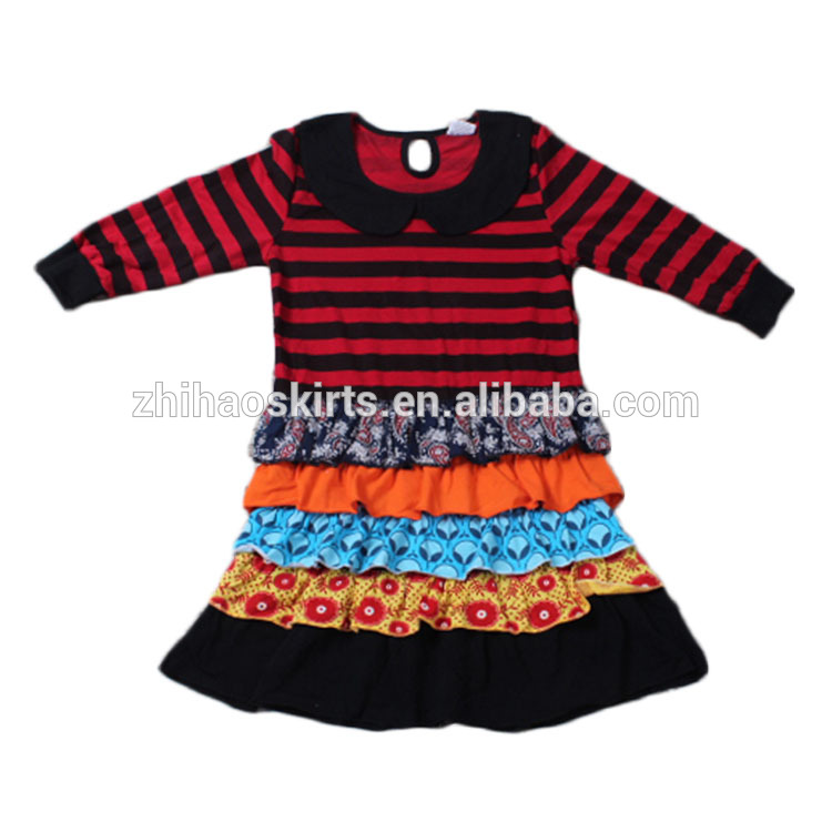 赤ちゃんの女の子フリルドレスカジュアル摩耗ワンピース女の子パーティードレス-ジュニア服（女）ドレス問屋・仕入れ・卸・卸売り