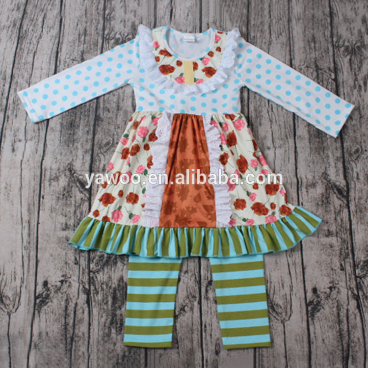 Yawoo新しいデザインバルク卸売女の子ブティックリメイク服セット子供服-キッズ服　セット問屋・仕入れ・卸・卸売り