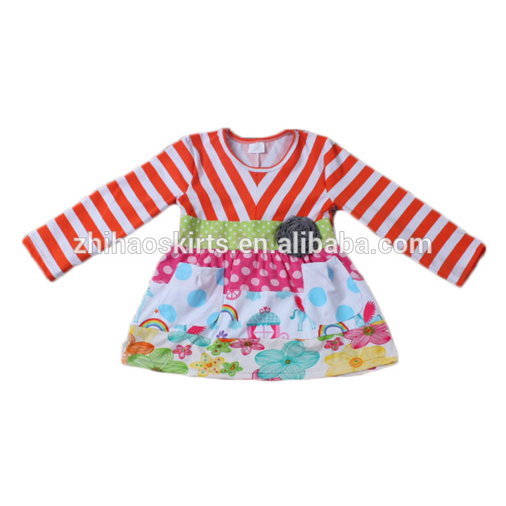 工場卸売かわいい花printesマッチングプリントコットン新生児1年古いパーティードレス-ジュニア服（女）ドレス問屋・仕入れ・卸・卸売り