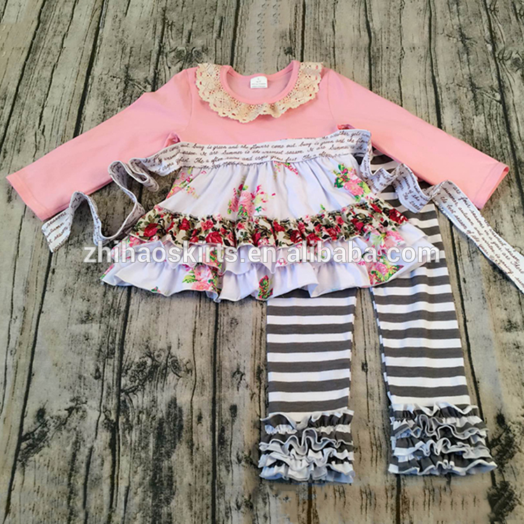 2016女の子卸売ブティック衣類安いclothrs fpr子供素敵なベビーブティック服-キッズ服　セット問屋・仕入れ・卸・卸売り