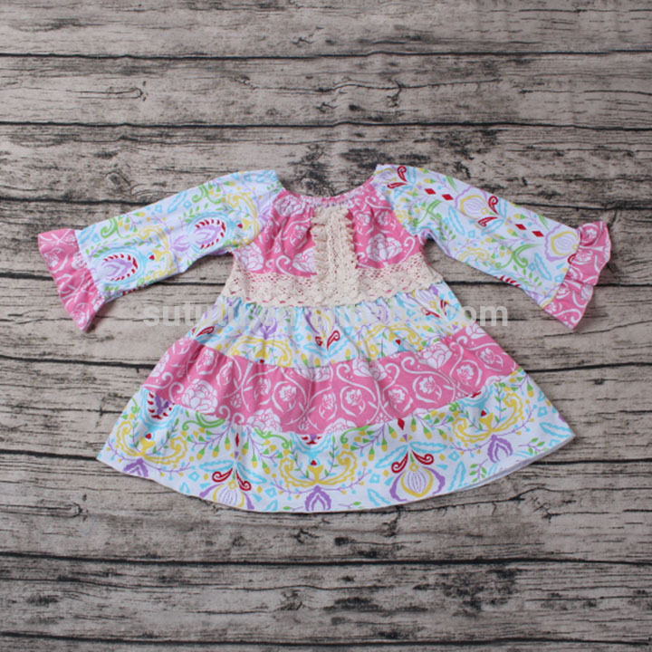 2016秋最新子供frocksデザインドレス女の子のための0-12年古い子供服-ジュニア服（女）ドレス問屋・仕入れ・卸・卸売り
