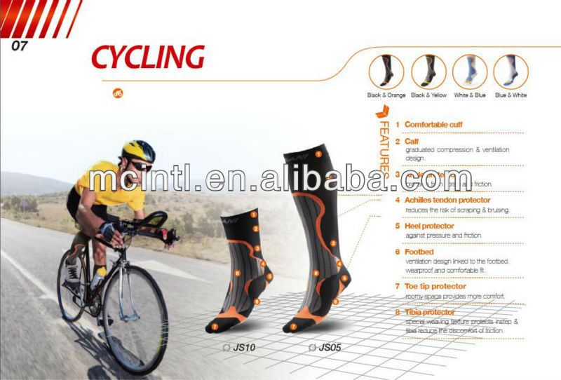 サイクリングスポーツ圧縮靴下-ソックス問屋・仕入れ・卸・卸売り