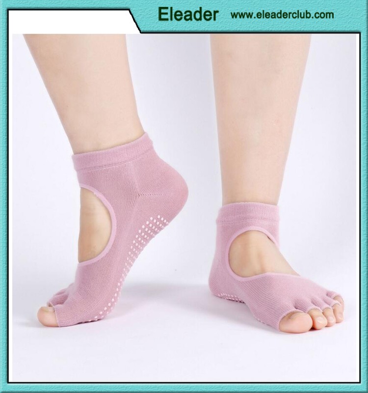 ヨガソックス-ノンスリップ、非スキッド、滑りにくい足指の部分がグリップ靴下用女性&男性やっとピラティス-ソックス問屋・仕入れ・卸・卸売り