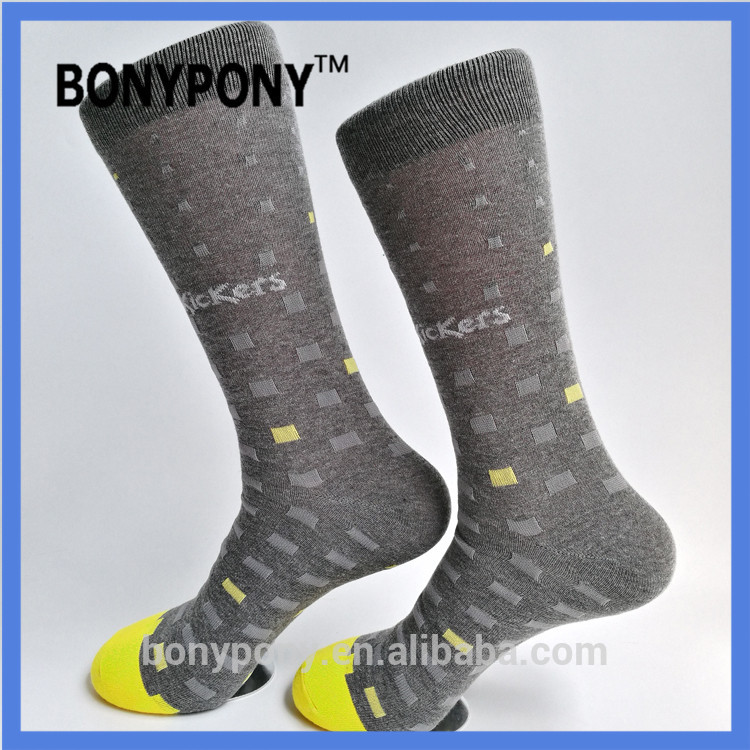 Bonyponyカスタムブランディング高品質メンズデザインさ柄物クラシックス半ばふくらはぎドレスドビークルーソックス-ソックス問屋・仕入れ・卸・卸売り