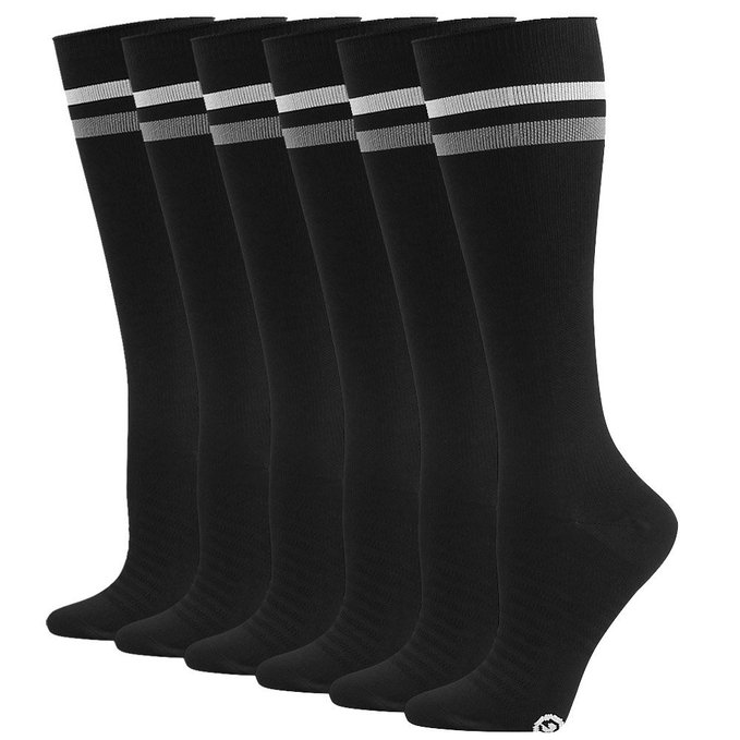 Gmark青年ストライプサッカー/サッカーアスレチックソックス圧縮靴下-ソックス問屋・仕入れ・卸・卸売り