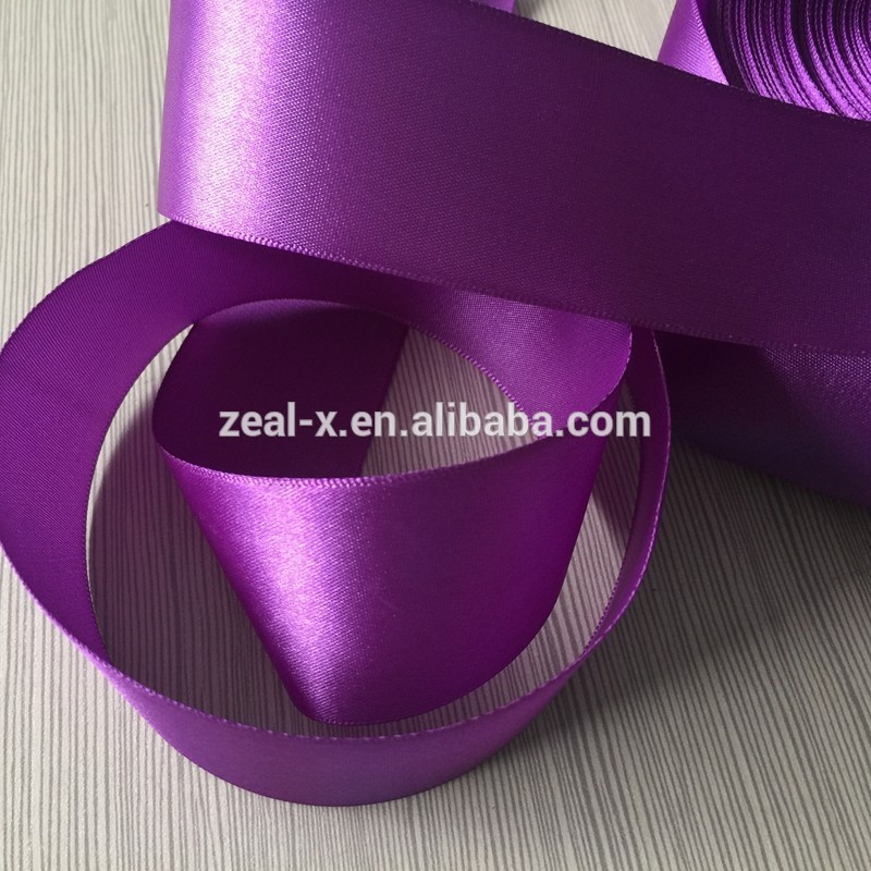 装飾的なポリエステル2015紫色のサテンのリボン-リボン問屋・仕入れ・卸・卸売り