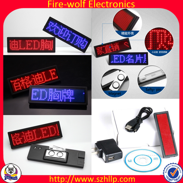 高品質カスタムロゴ点滅ledバッジ、led名バッジ、点滅ledボタンバッジ-バッジ問屋・仕入れ・卸・卸売り