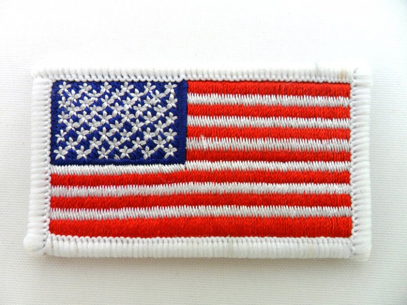 米国旗の刺繍パッチ-バッジ問屋・仕入れ・卸・卸売り