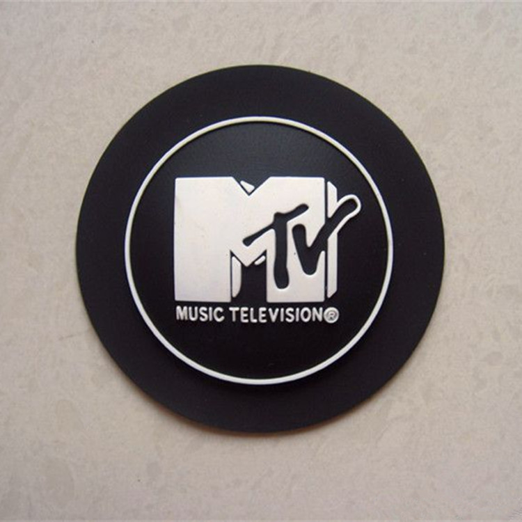 ギフトの音楽テレビ広告エンボス加工pvcゴムパッチのロゴ-パッチ問屋・仕入れ・卸・卸売り