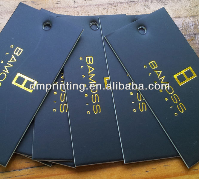 リボンホットスタンピングペーパーhangtags-アパレル副資材　タグ問屋・仕入れ・卸・卸売り