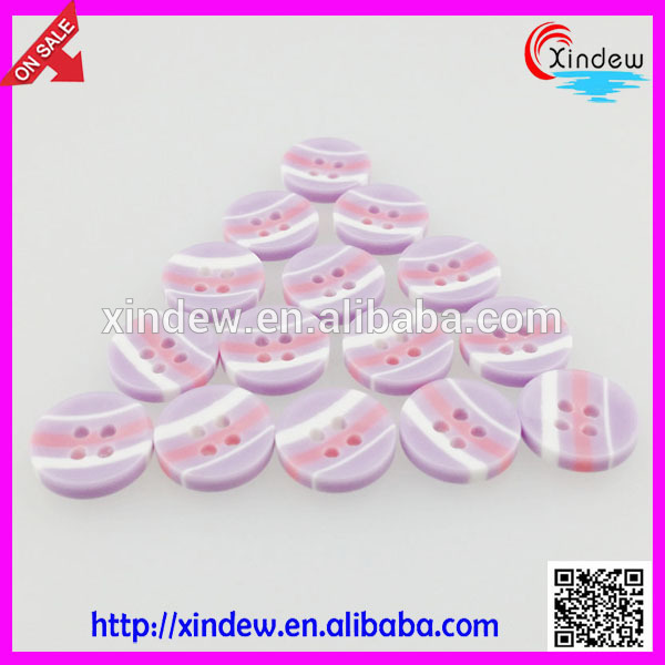 ファンシーシャツストライプボタンプラスチック女性ボタン中国ボタン工場XDJZ-161-ボタン問屋・仕入れ・卸・卸売り