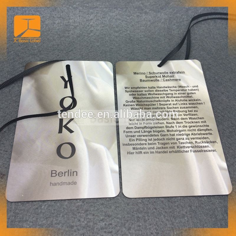 プラスチック吊りタブレット用ハンドバッグ、顆粒ためhangtag-アパレル副資材　タグ問屋・仕入れ・卸・卸売り