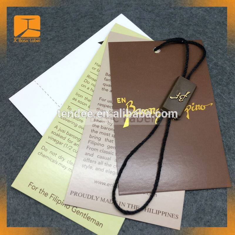 ファッショナブルなプラスチックラウンドぶら下げタブレット用衣服/ワインボトル-アパレル副資材　タグ問屋・仕入れ・卸・卸売り