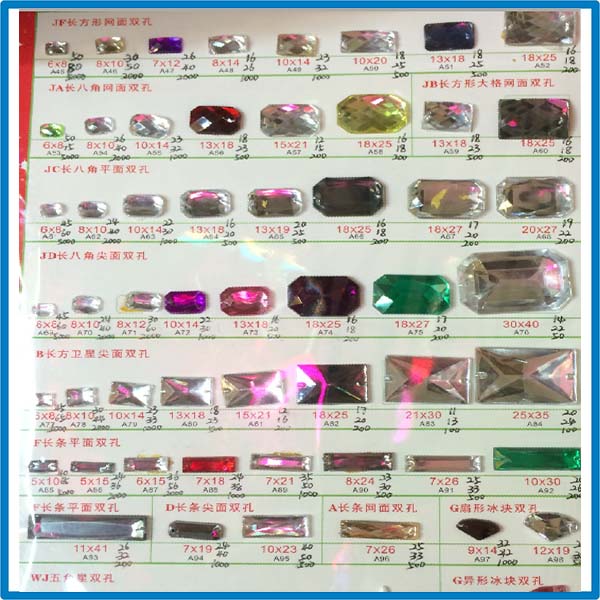 宝石ファッションドレスのためのカラーチャート-ラインストーン問屋・仕入れ・卸・卸売り
