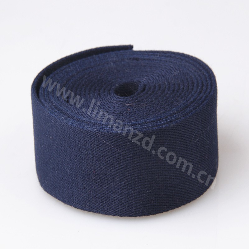ブルーアクリル綿テープウェビング用バッグ用バッグベルト用バッグテープ1.5"-帯紐問屋・仕入れ・卸・卸売り