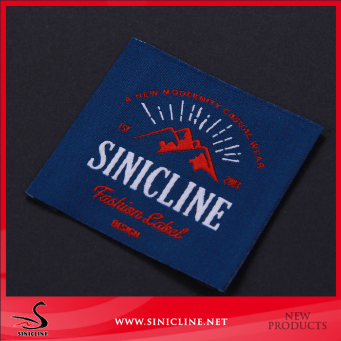 Siniclineダブルシャトル高密度織ラベルのための服-アパレル副資材　ラベル問屋・仕入れ・卸・卸売り