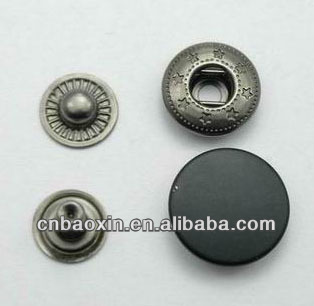 ファッション品質の金属黒スナップボタン-ボタン問屋・仕入れ・卸・卸売り
