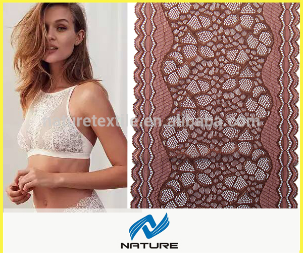ストレッチ経編ナイロンレーストリミング用水着ブラジャー下着絶妙なデザイン-レース問屋・仕入れ・卸・卸売り