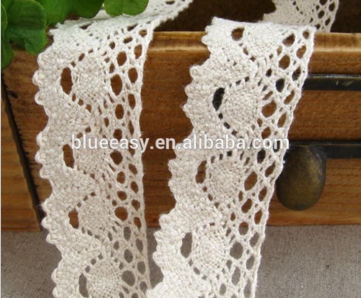 100%綿レースcottoncrochetレーストリミング用衣服装飾-レース問屋・仕入れ・卸・卸売り