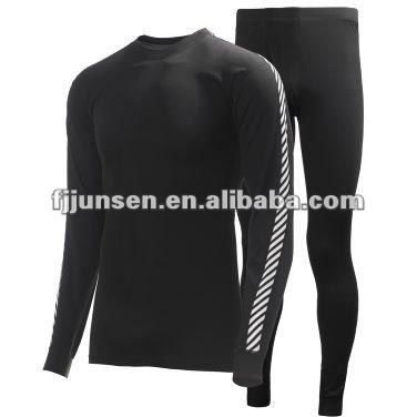 スパンデックスとナイロン素材ブラックスキニー男性用ロングジョン-ズボン下、股引問屋・仕入れ・卸・卸売り