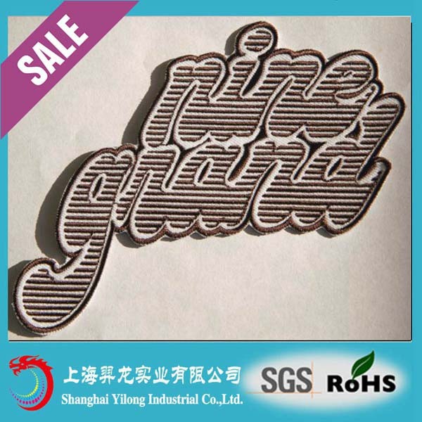 のための熱い販売3d刺繍バッジのカスタムデザインの印刷熱伝達el214gパッチの刺繍パッチ-アパレル副資材　ラベル問屋・仕入れ・卸・卸売り