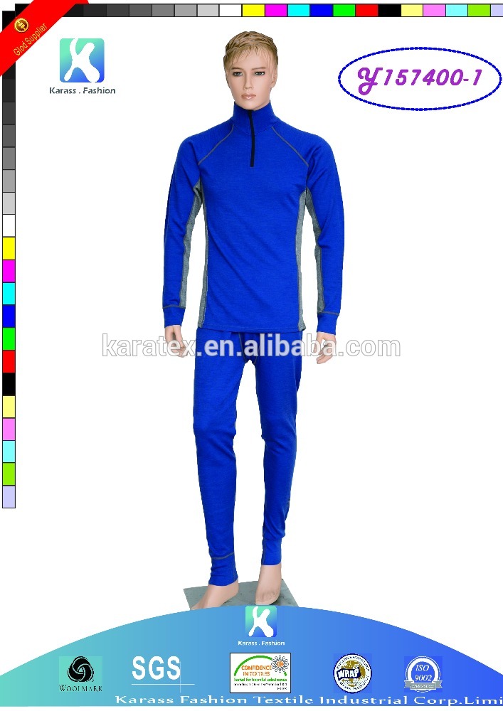 Alibabaの新しいデザインのトップquality100%ウール下着のモデルの男性-ズボン下、股引問屋・仕入れ・卸・卸売り