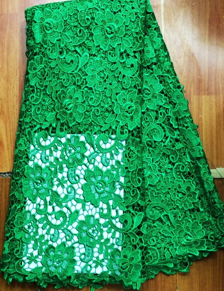 新しいファッションのドレスのデザインコードの化学物質スイスでアフリカのレースの刺繍ファブリックとシンプルな花のパターン-レース問屋・仕入れ・卸・卸売り