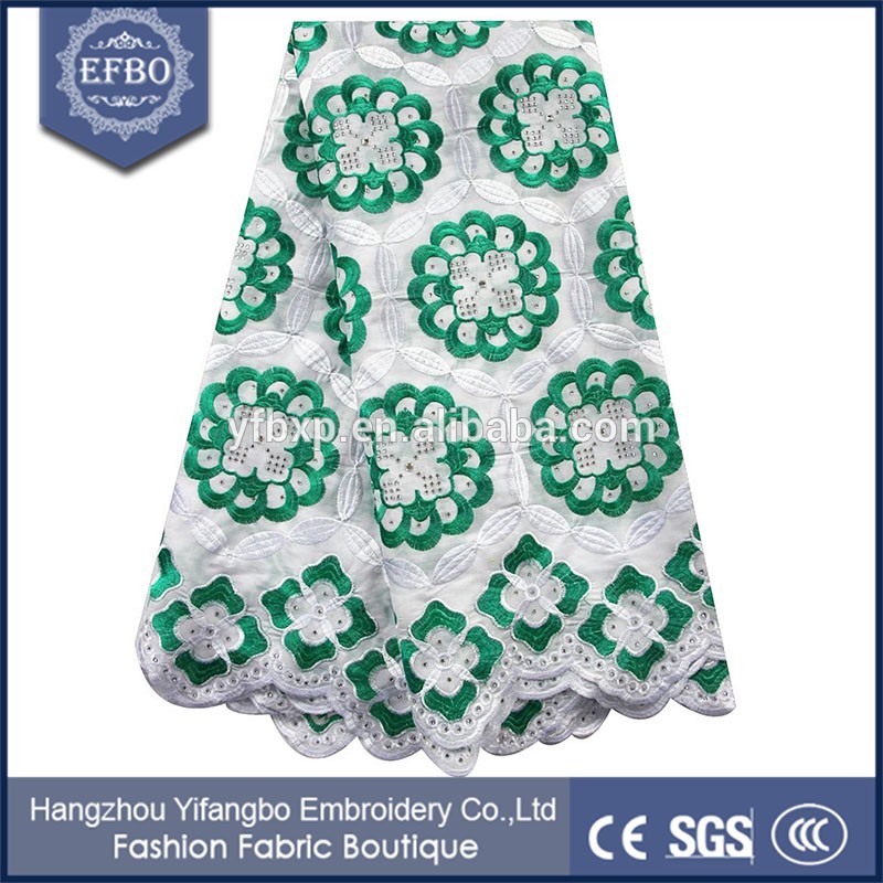 2016アフリカ刺繍コットン生地スイスボイルレース/卸売ウェディングドレス新しいデザインスイスレース用ナイジェリア大きなパーティー-レース問屋・仕入れ・卸・卸売り