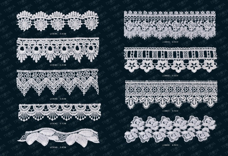 安い4センチdyeble水溶性ポリエステル/綿刺繍フラワーレーストリム-レース問屋・仕入れ・卸・卸売り
