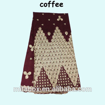 新しいデザインアフリカジョージレース用衣服GP002coffee-レース問屋・仕入れ・卸・卸売り