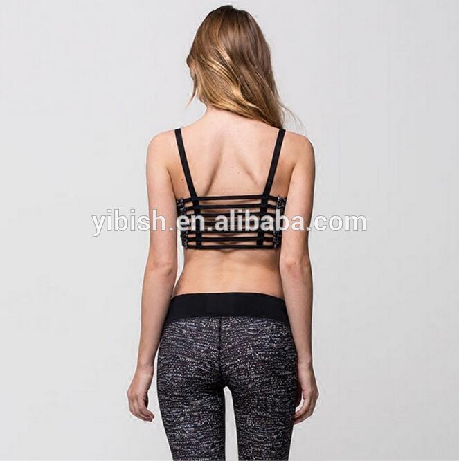 女性レーサーバックパッド入りフィットネススポーツブラジャーbralette # XJ0015-プラスサイズ下着問屋・仕入れ・卸・卸売り