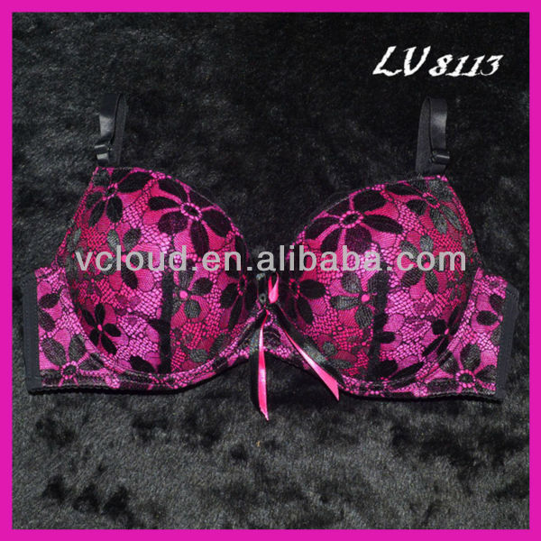 新しい到着の黒いレースのブラジャー熱い女の子新しいブラジャー熱い販売-プラスサイズ下着問屋・仕入れ・卸・卸売り