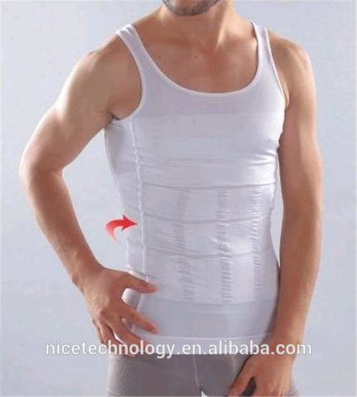 シングレットメンズ細身2015zerobody男性ホットボディシェイパーベストをスリム化-補正下着問屋・仕入れ・卸・卸売り