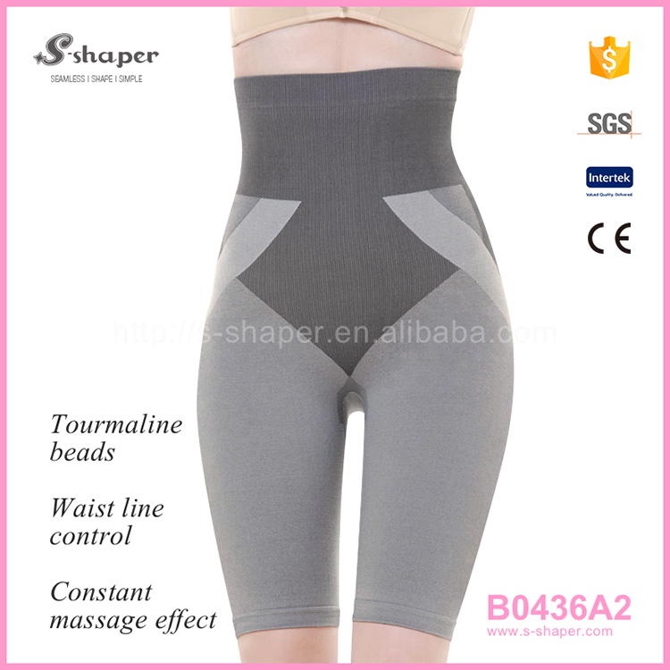 S-SHAPERボディショートパンツ、女性ハイウエストスリムパンティパンツ、トルマリン竹ショーツB0436A2-補正下着問屋・仕入れ・卸・卸売り