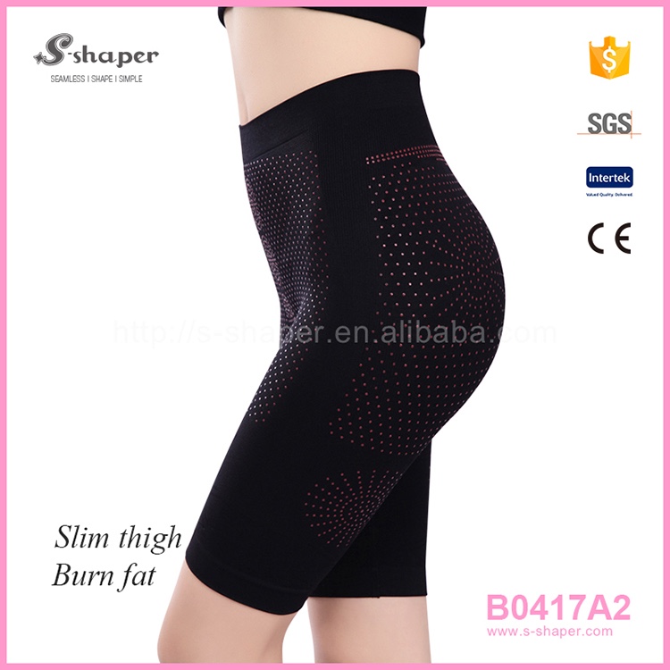 S-SHAPER遠infrarショーツ、レディおなかボディパンティ、スリム遠赤外線半ば太ももパンツB0417A2-補正下着問屋・仕入れ・卸・卸売り